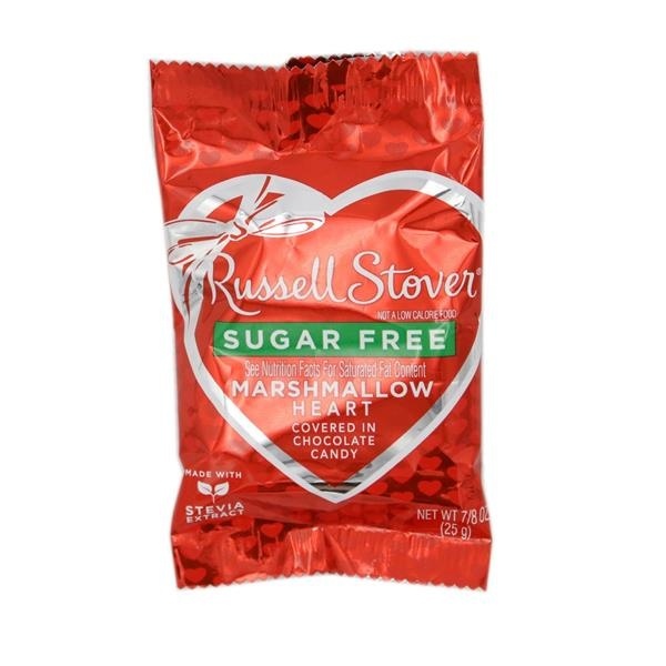 slide 1 of 1, Russell Stover Sugar Free Marshmallow Heart, 0.875 oz