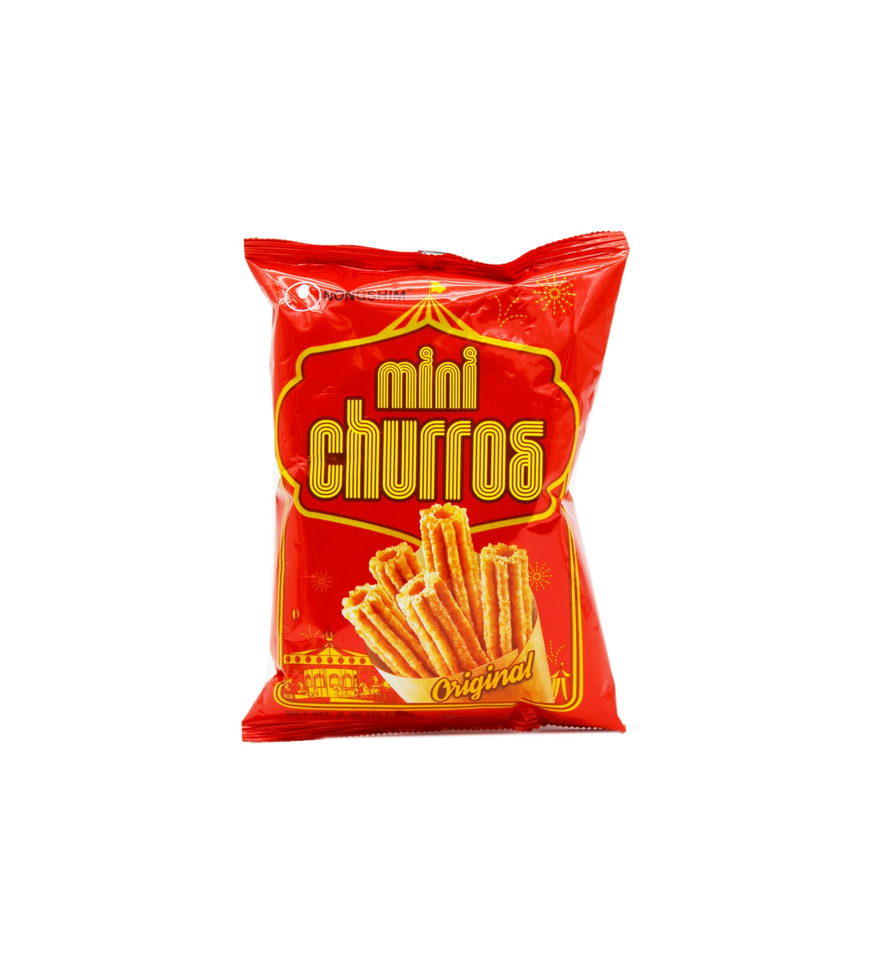 slide 1 of 1, Nongshim Mini Churro, 1 ct