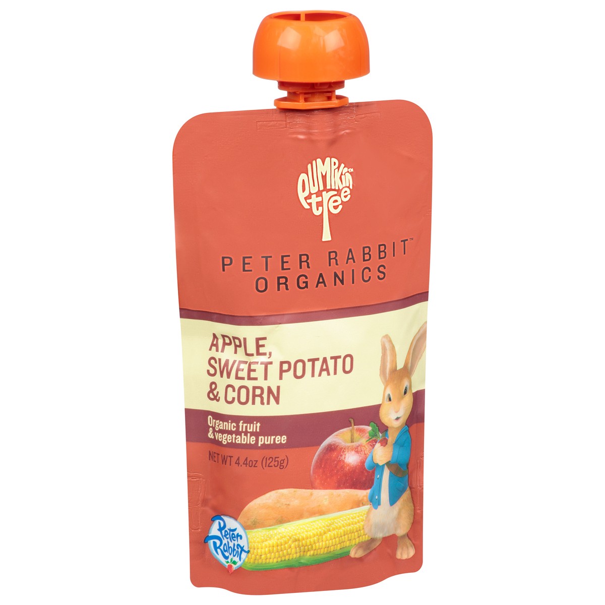 slide 9 of 12, Pumpkin Tree Peter Rabbit Organic Apple, Sweet Potato & Corn Fruit & Vegetable Puree 4.4 oz, 4.4 oz