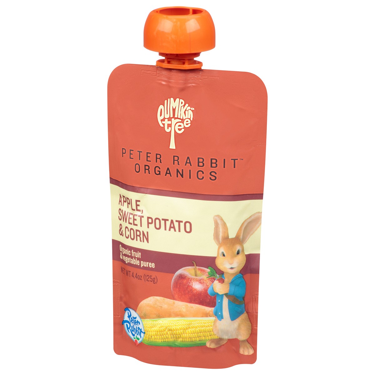 slide 11 of 12, Pumpkin Tree Peter Rabbit Organic Apple, Sweet Potato & Corn Fruit & Vegetable Puree 4.4 oz, 4.4 oz