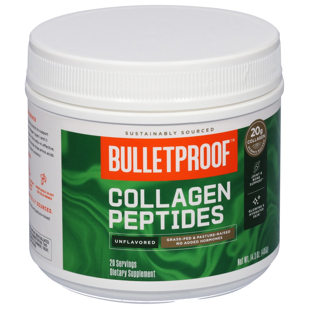 slide 2 of 9, Bulletproof Plain Collagen Protein, 14.3 oz