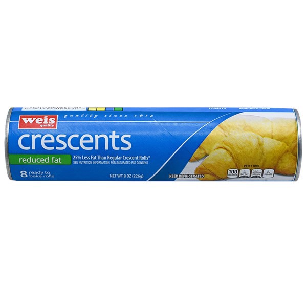 slide 1 of 1, Reduced Fat Crescents, 8 oz