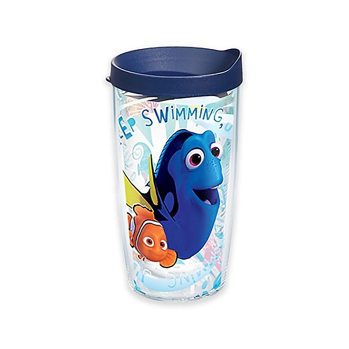 slide 1 of 1, Tervis Finding Dory Keep Swimming Wrap Tumbler with Lid, 16 oz