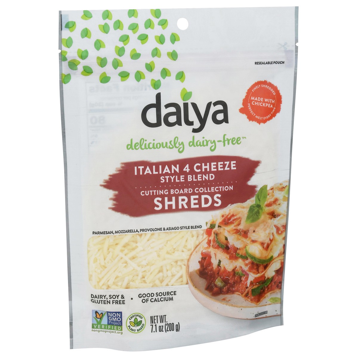 slide 9 of 9, Daiya Dairy-Free Italian Blend Cheese Shreds 7.1 oz, 7.1 oz