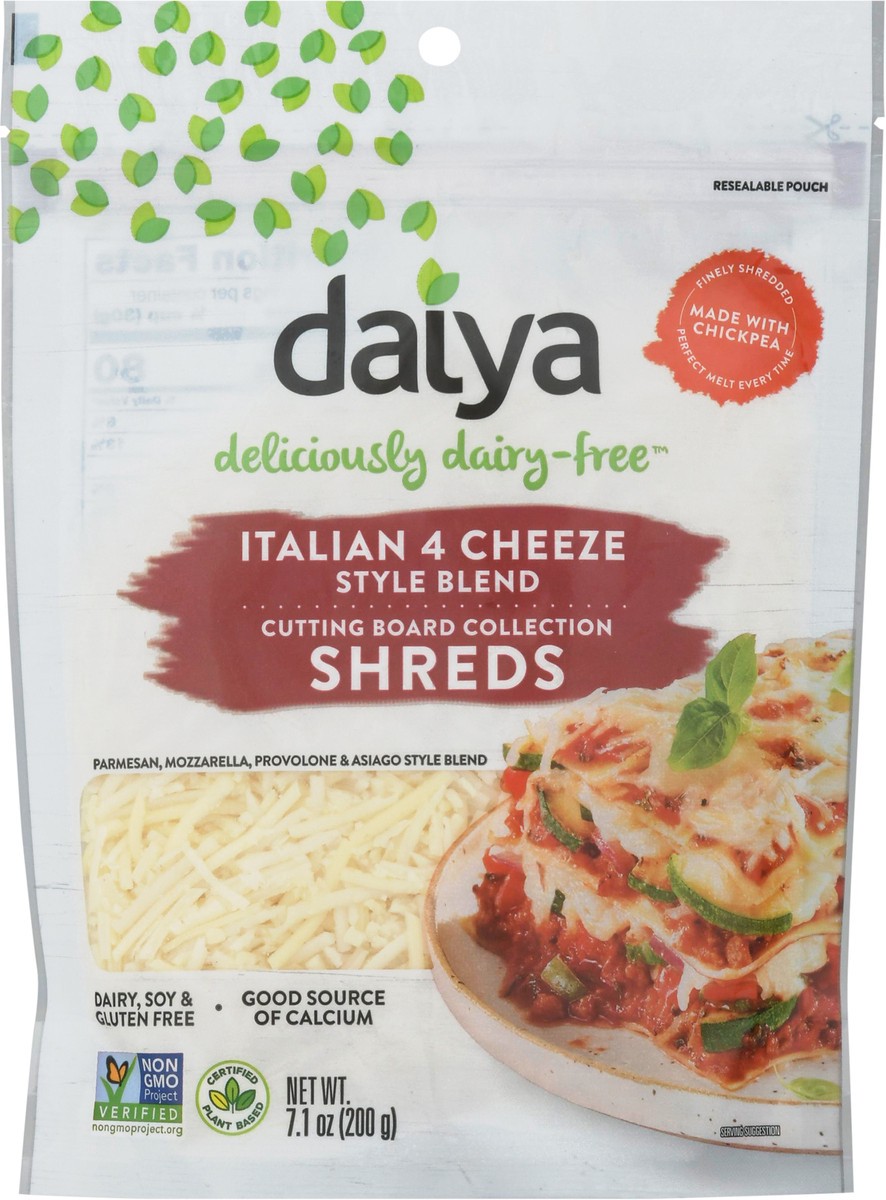 slide 4 of 9, Daiya Dairy-Free Italian Blend Cheese Shreds 7.1 oz, 7.1 oz