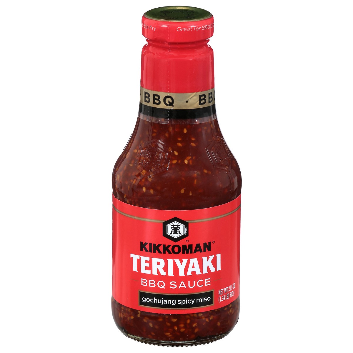 slide 1 of 7, Kikkoman Teriyaki Takumi, Gochujang Spicy Miso, 21.5 oz