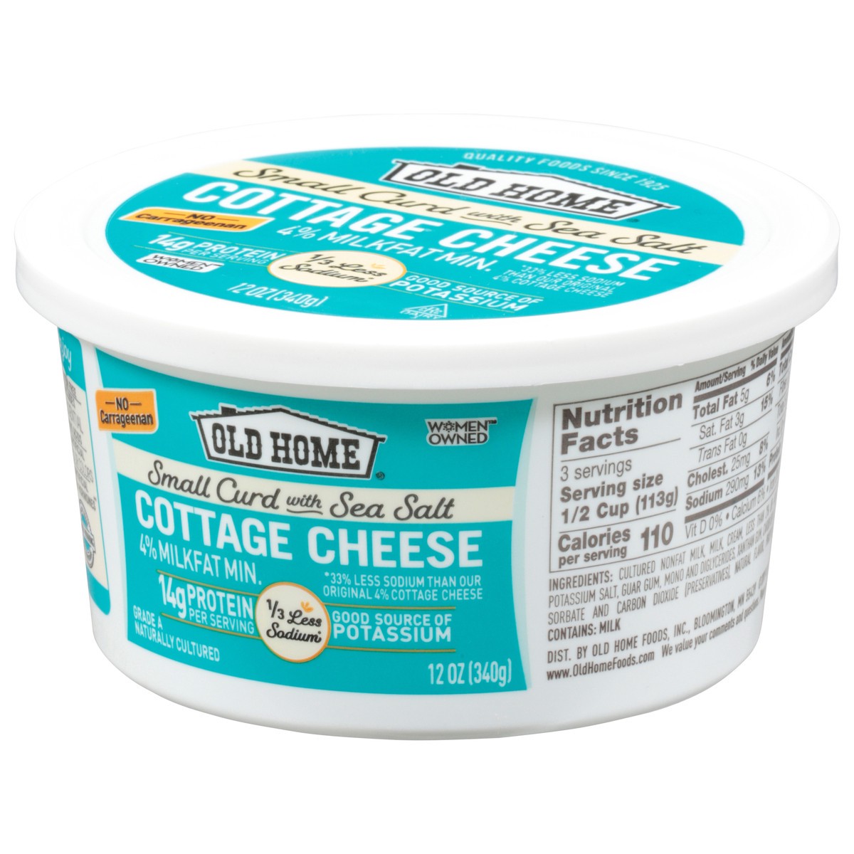 slide 8 of 9, Old Home Sea Salt Cottage Cheese, 12 oz