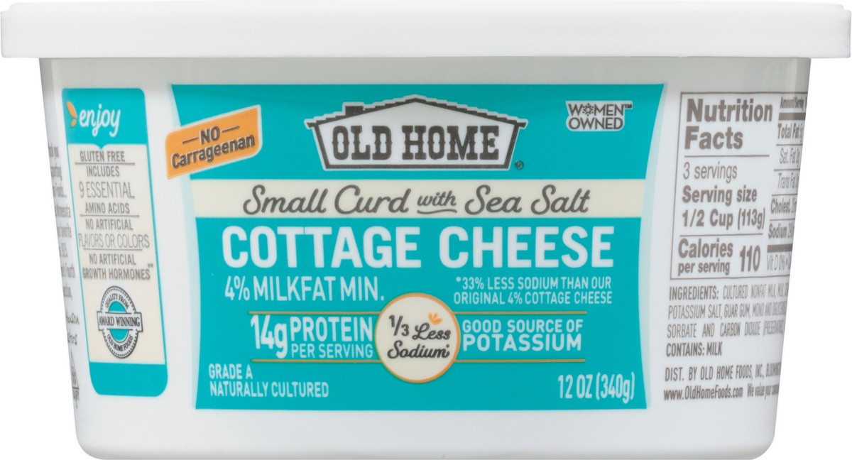 slide 4 of 9, Old Home Sea Salt Cottage Cheese, 12 oz