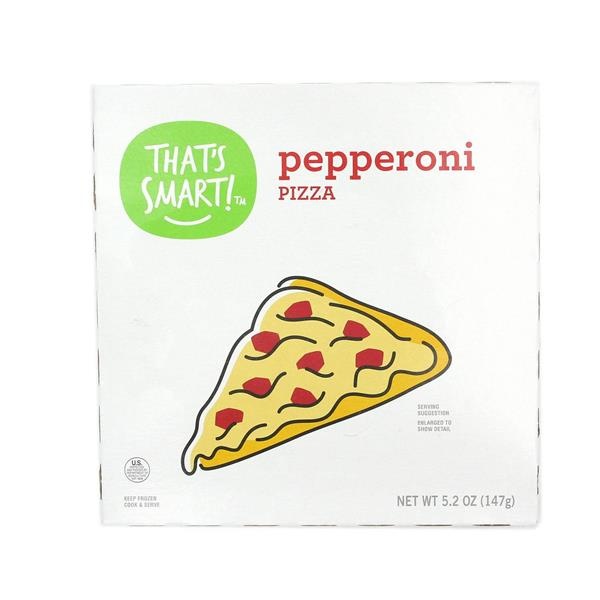 slide 1 of 1, That's Smart! Pepperoni Pizza, 5.2 oz