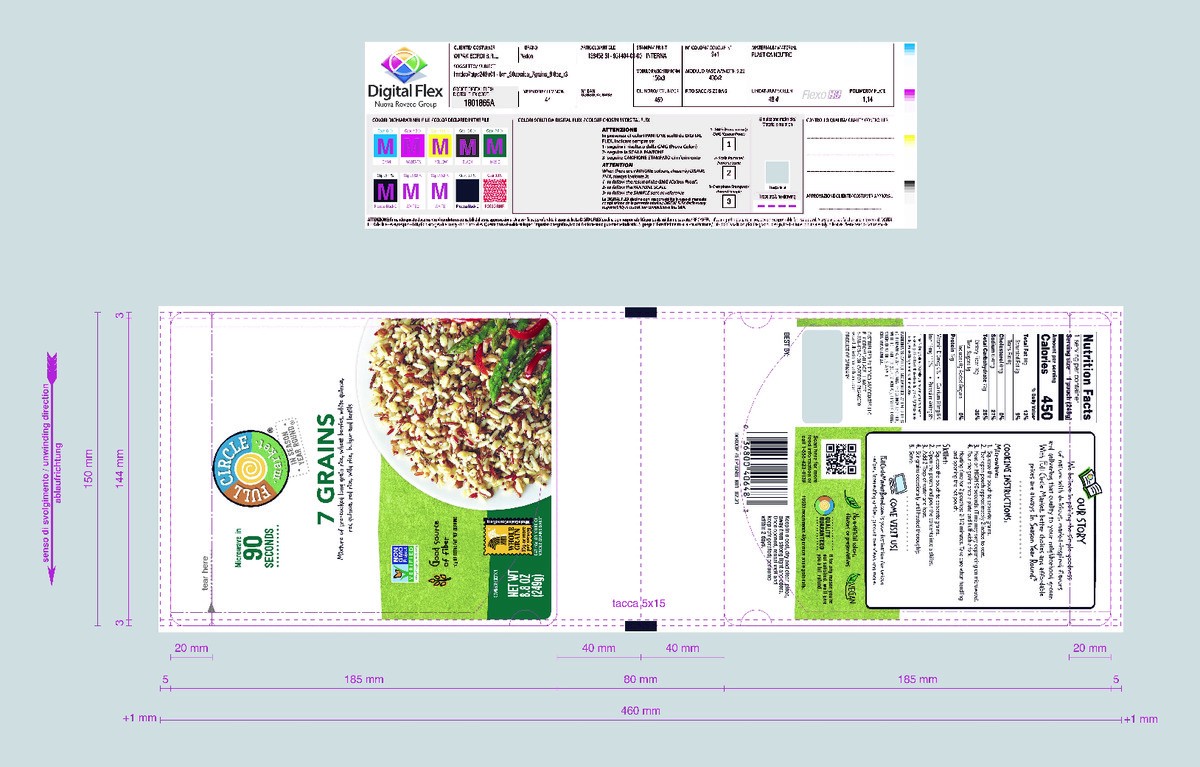 slide 3 of 16, Full Circle Market 7 Grain Blend Ready To Eat In 90 Seconds, 8.8 oz