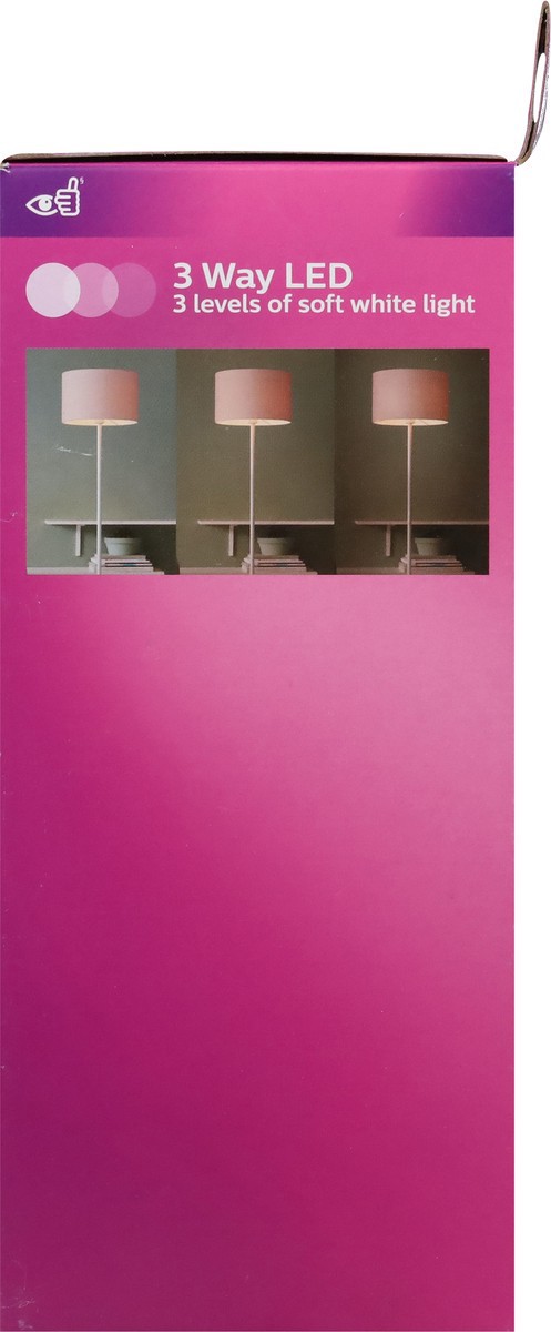 slide 3 of 9, Philips 18.5-Watt (150-Watt) A21 3-Way Led Light Bulbs, 1 ct