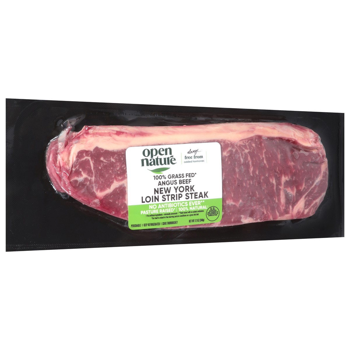 slide 2 of 4, Open Nature Boneless Beef Steak New York Strip Loin - 10 Oz, 12 oz