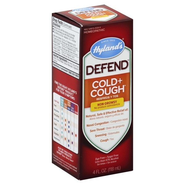 slide 1 of 1, Hyland's Cold + Cough 4 oz, 4 oz