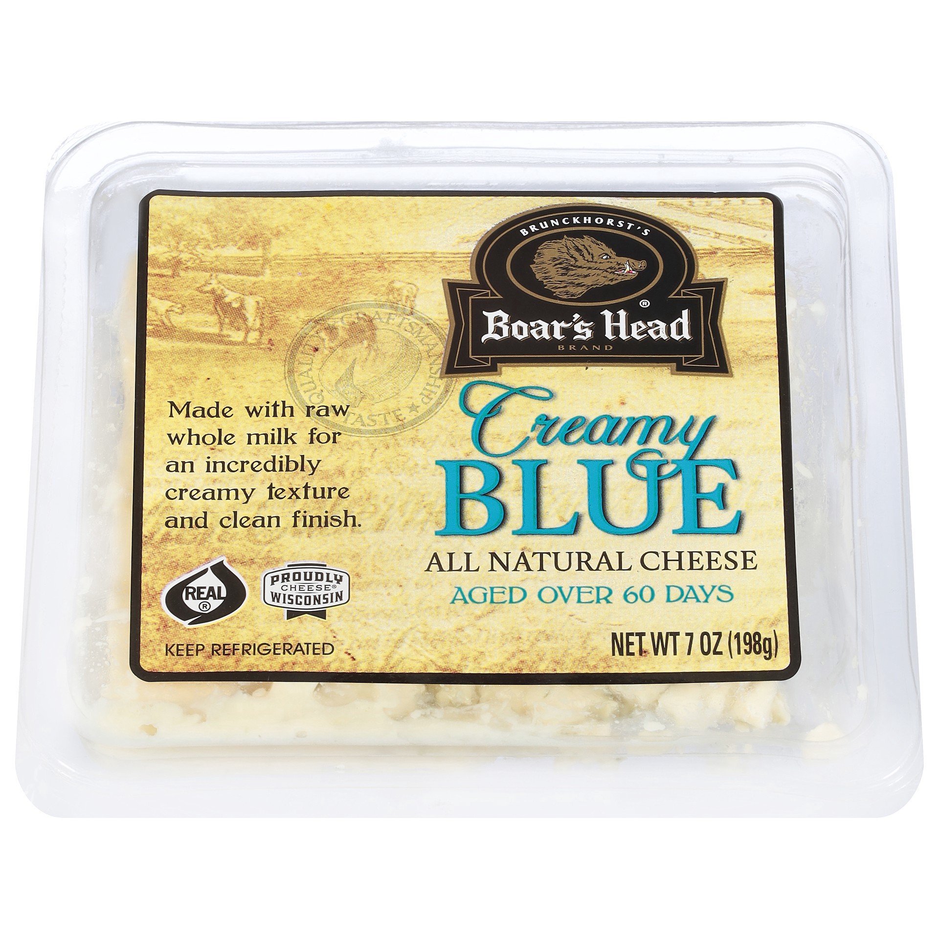 slide 4 of 8, Boar's Head Creamy Blue Cheese, 7 oz