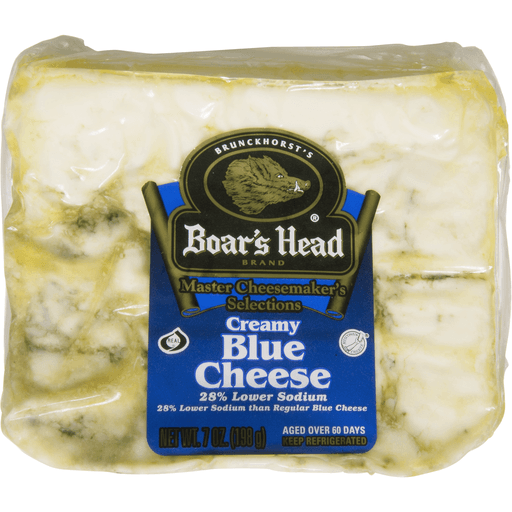 slide 4 of 9, Boar's Head Cheese, Creamy, Blue, 7 oz