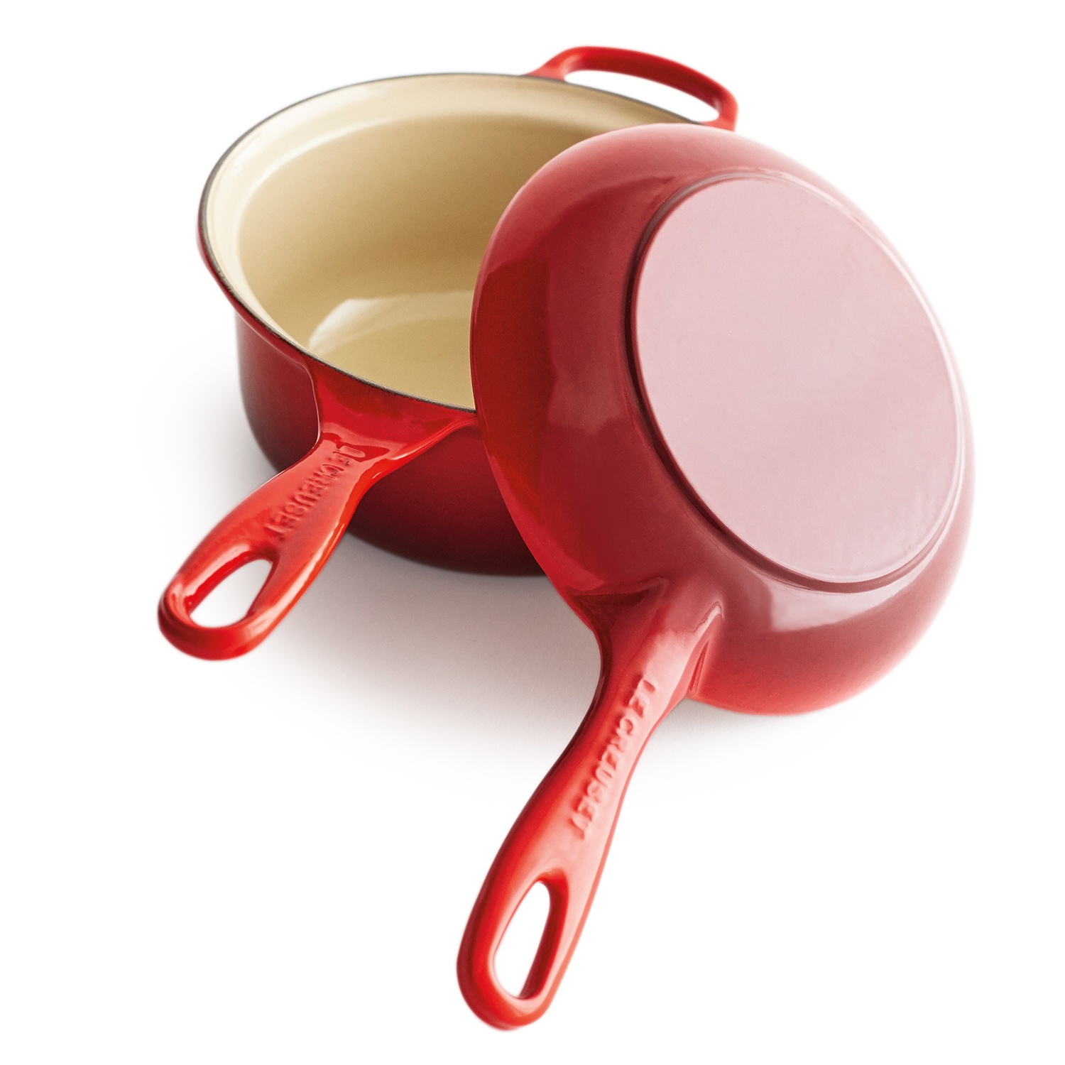 slide 1 of 1, Le Creuset Multifunction Pan, Cerise, 2.5 qt