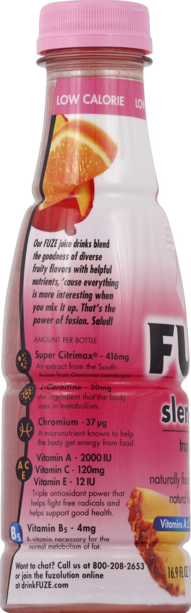 slide 4 of 4, Fuze Slenderize Tropical Punch Beverage - 16.9 oz, 16.9 oz