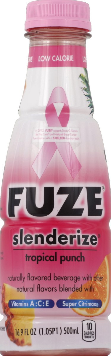 slide 3 of 4, Fuze Slenderize Tropical Punch Beverage - 16.9 oz, 16.9 oz