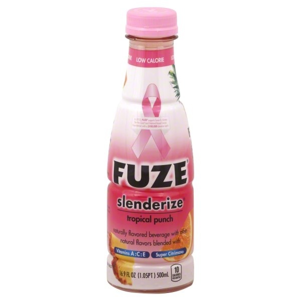 slide 1 of 4, Fuze Slenderize Tropical Punch Beverage - 16.9 oz, 16.9 oz