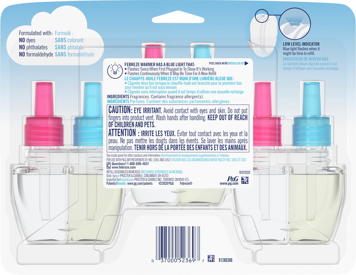 slide 3 of 3, Febreze April Fresh Scented Oil Refill 3 ea, 3 ct