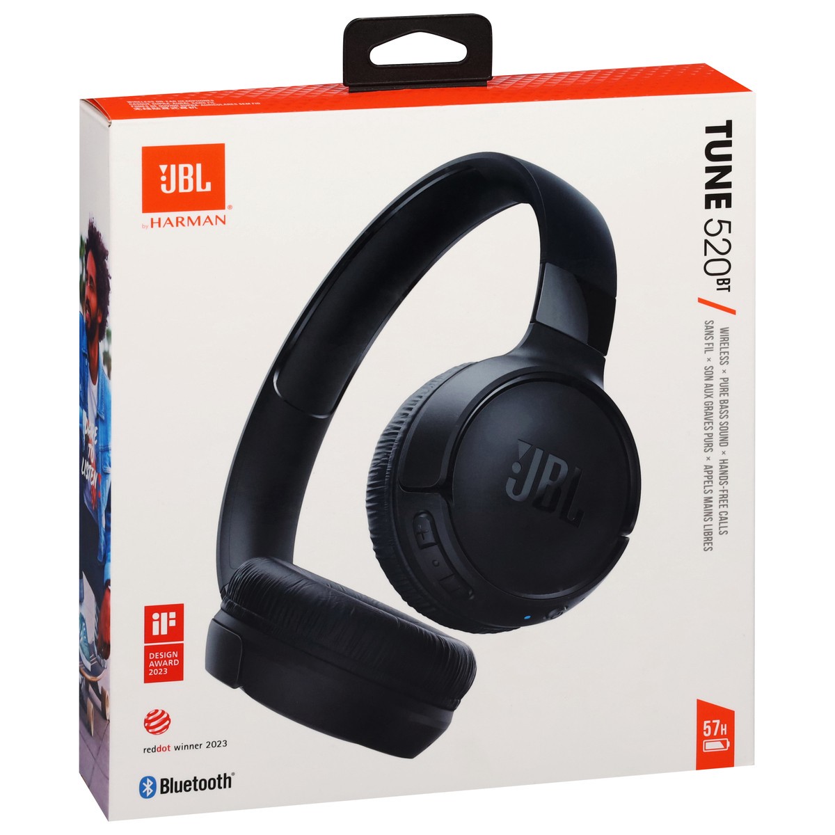 slide 6 of 11, JBL On-Ear Wireless Tune 520 Headphones 1 ea, 1 ct
