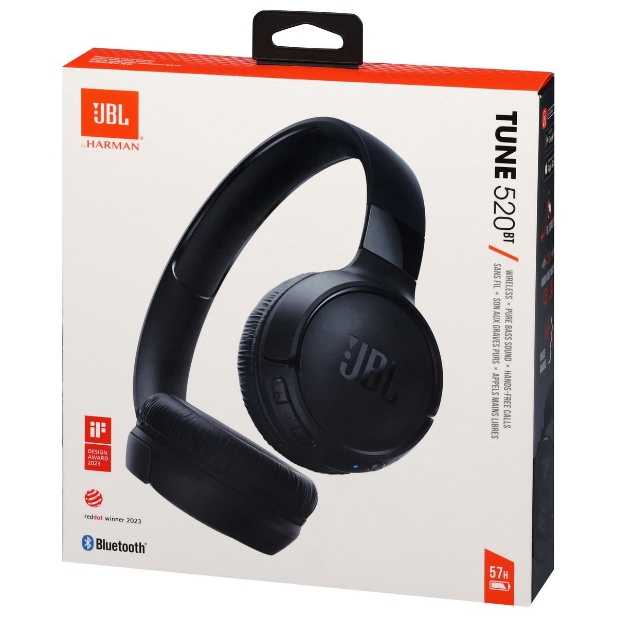 slide 4 of 11, JBL On-Ear Wireless Tune 520 Headphones 1 ea, 1 ct