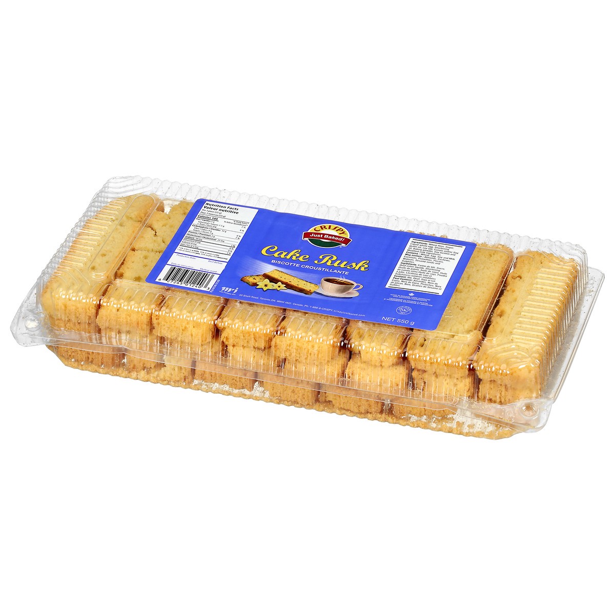 slide 2 of 4, Crispy Just Baked! Cake Rusk 550 g, 550 gram