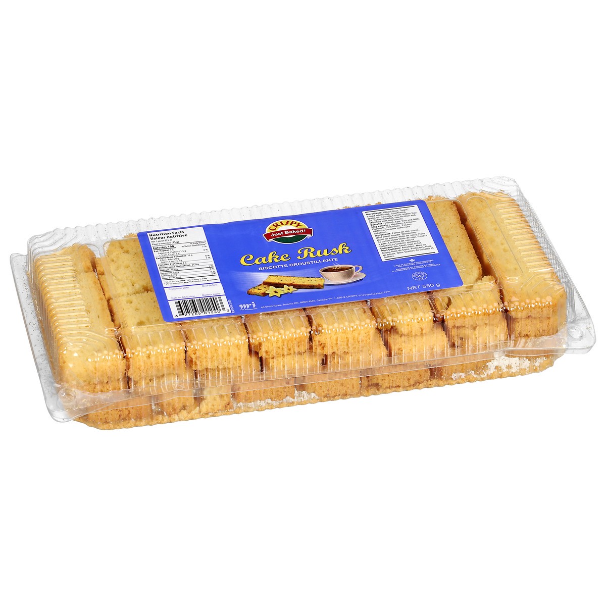 slide 4 of 4, Crispy Just Baked! Cake Rusk 550 g, 550 gram