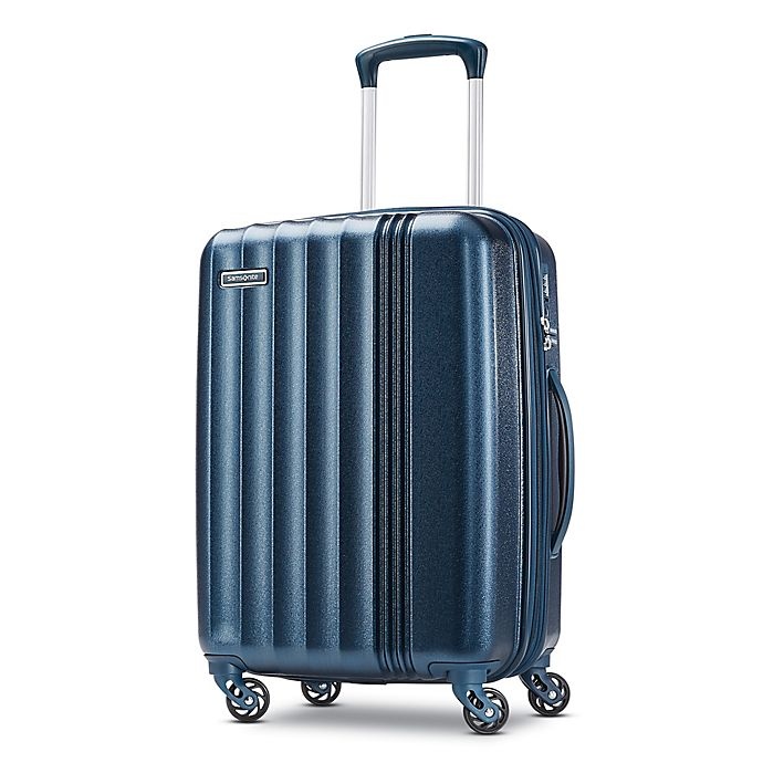 slide 1 of 7, Samsonite Cerene Hardside Spinner Carry On Luggage - Blue, 20 in