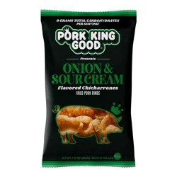 Pork King Pork Rinds Sour Cream & Onion