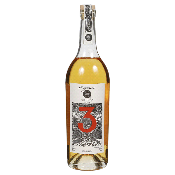 slide 1 of 2, 1-2-3 Organic Tequila Reposado Dos, 750 ml