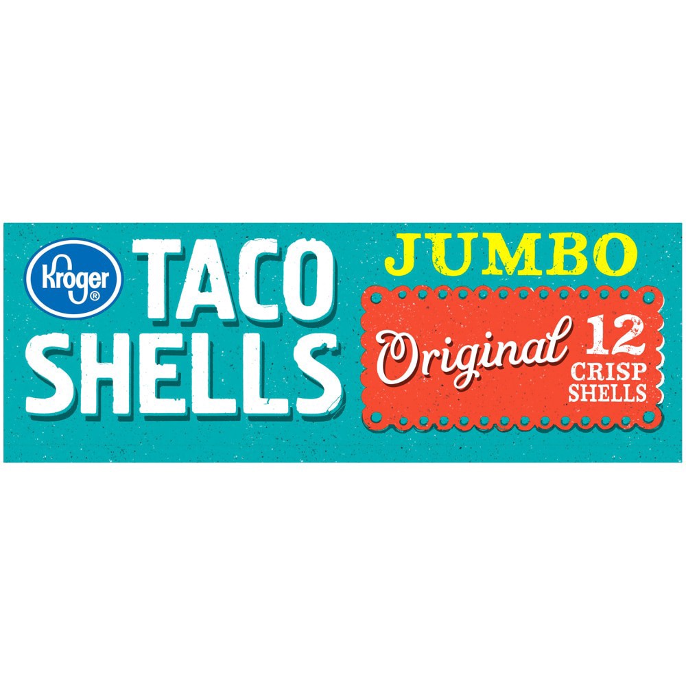 slide 5 of 6, Kroger Extra Large Taco Shells, 12 ct