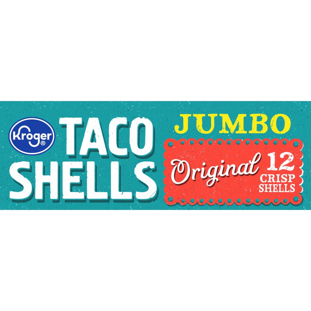 slide 6 of 6, Kroger Extra Large Taco Shells, 12 ct