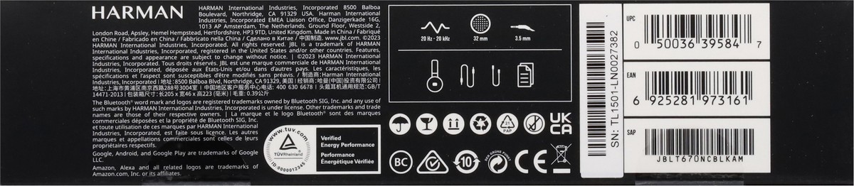 slide 5 of 11, JBL Noise Cancelling On-Ear Wireless Tune 670 Headphones 1 ea, 1 ct