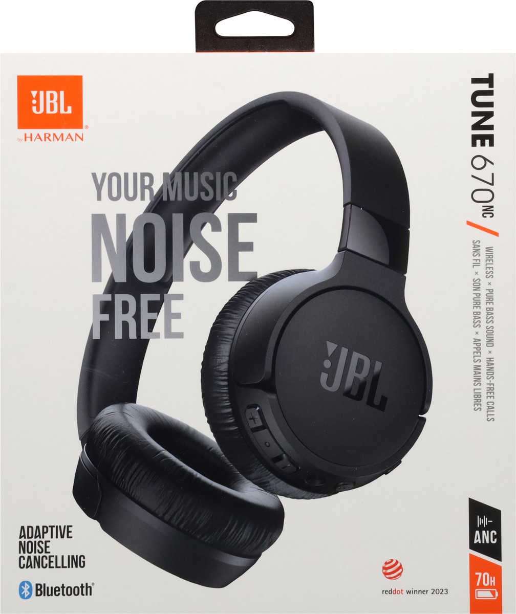 slide 8 of 11, JBL Noise Cancelling On-Ear Wireless Tune 670 Headphones 1 ea, 1 ct