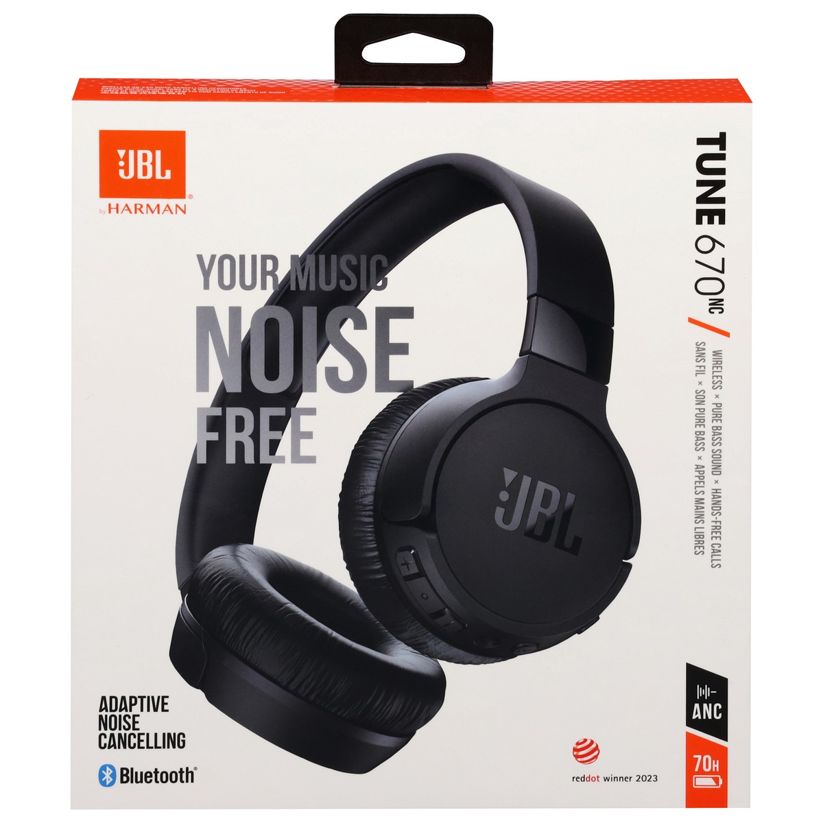 slide 4 of 11, JBL Noise Cancelling On-Ear Wireless Tune 670 Headphones 1 ea, 1 ct