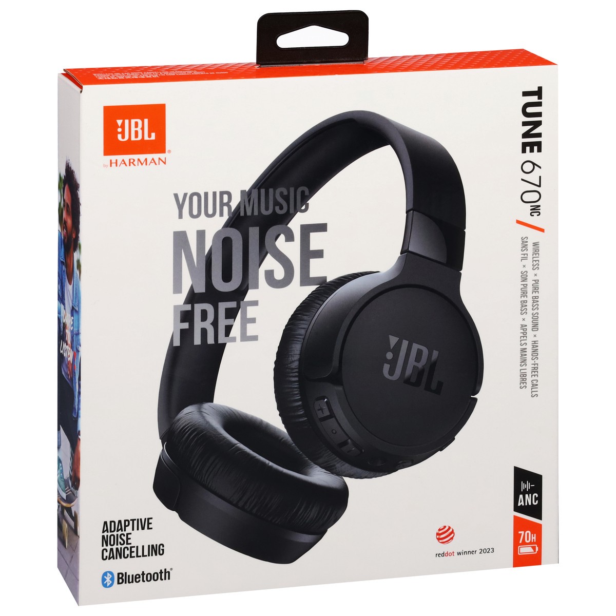 slide 6 of 11, JBL Noise Cancelling On-Ear Wireless Tune 670 Headphones 1 ea, 1 ct