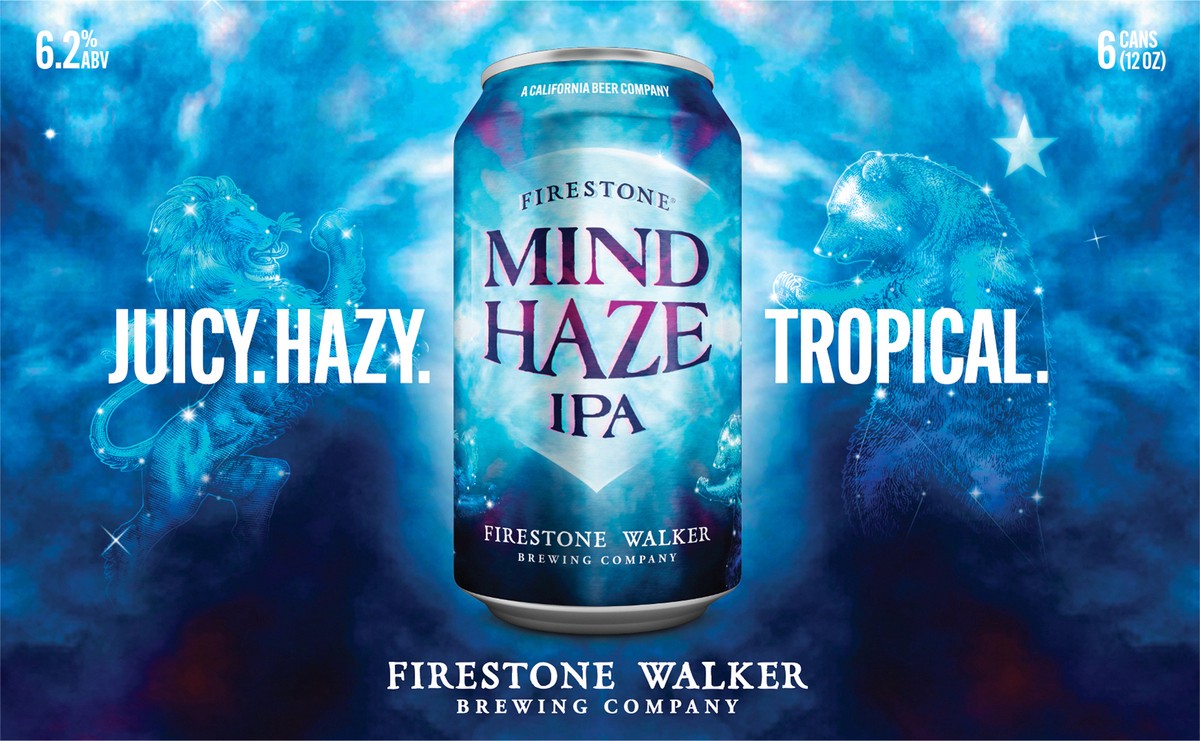 slide 5 of 8, Firestone Walker Mind Haze, 72 fl oz