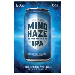 Firestone Walker IPA Mind Haze Beer 6 - 12 fl Oz Cans