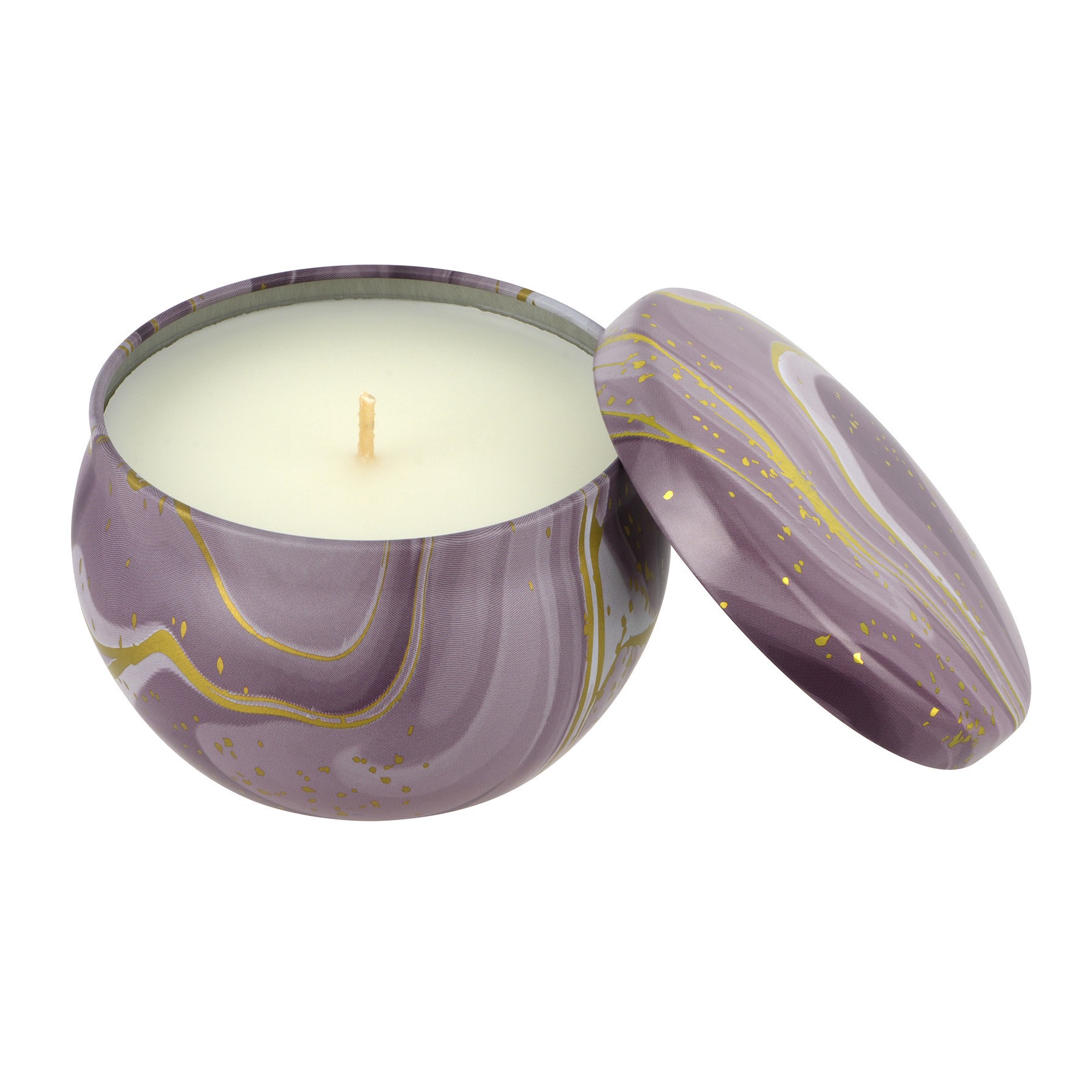 slide 2 of 2, 5oz. Marble Tin Scented Candle By Ashland, 5 oz