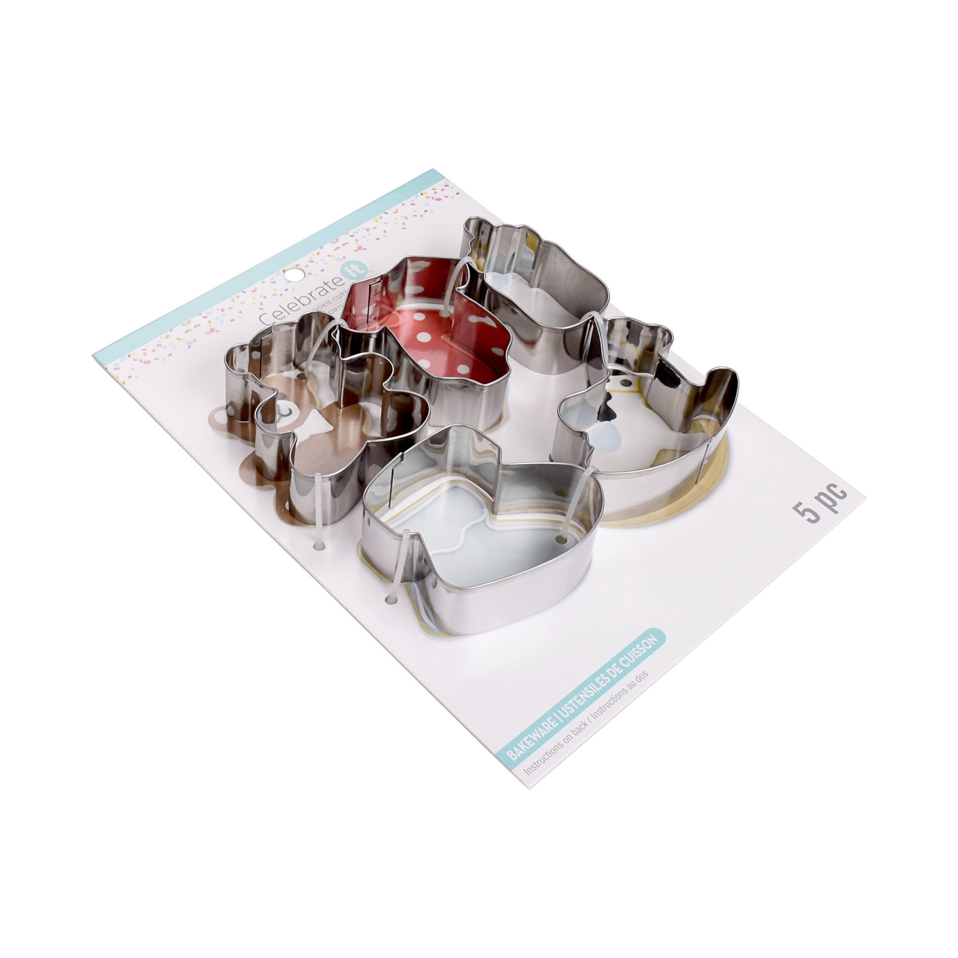 slide 2 of 3, Baby Stainless Steel Mini Cookie Cutter Set By Celebrate It, 1 ct