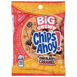 CHIPS AHOY! Big Chewy Chocolate Chip Cookies, Chocolatey Caramel, 2.5 oz (1 Cookie Per Pack)
