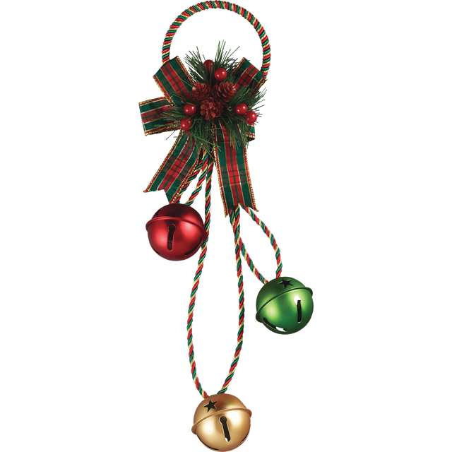 slide 1 of 1, 12.5" Metal Bells Door Hanger, 1 ct