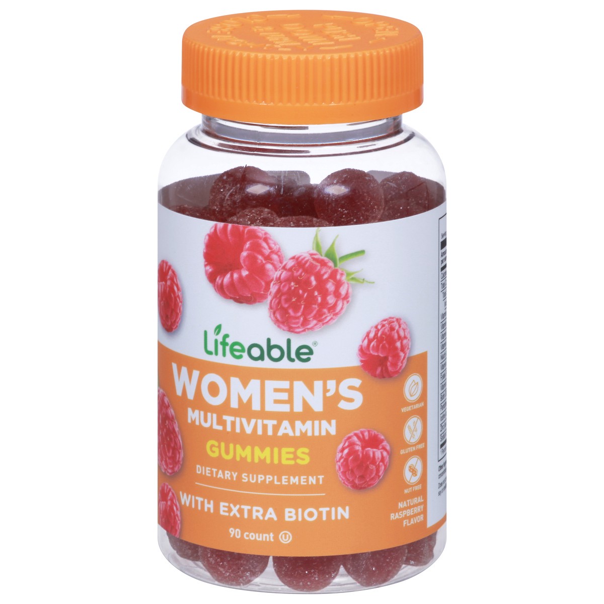 slide 9 of 9, Lifeable Women's Multivitamin Gummies - Raspberry, 90 ct