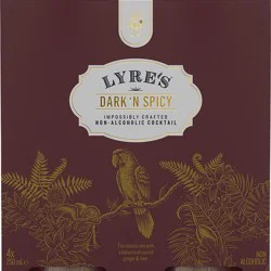 Lyre's Dark & Spicy N/A 4 pk 250 ml
