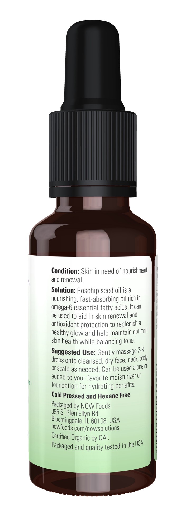 slide 5 of 5, NOW Organic Rosehip Seed Oil - 1 fl. oz., 1 fl oz