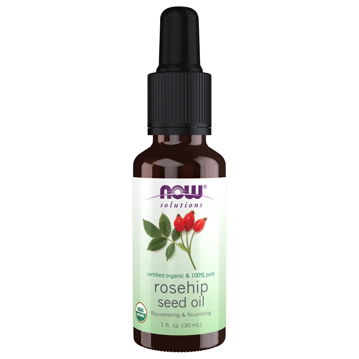 slide 1 of 5, NOW Organic Rosehip Seed Oil - 1 fl. oz., 1 fl oz