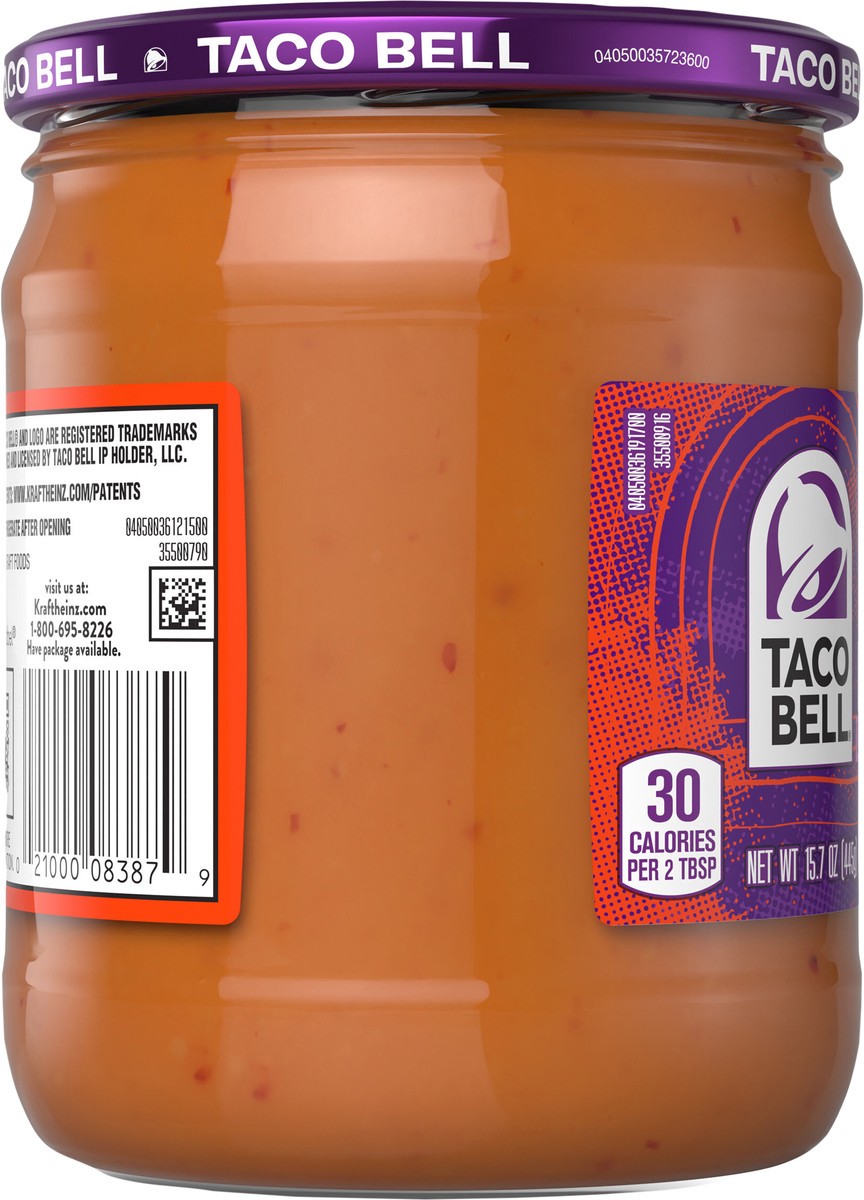 slide 12 of 14, Taco Bell Crving Dips Bean Spcy, 15 oz