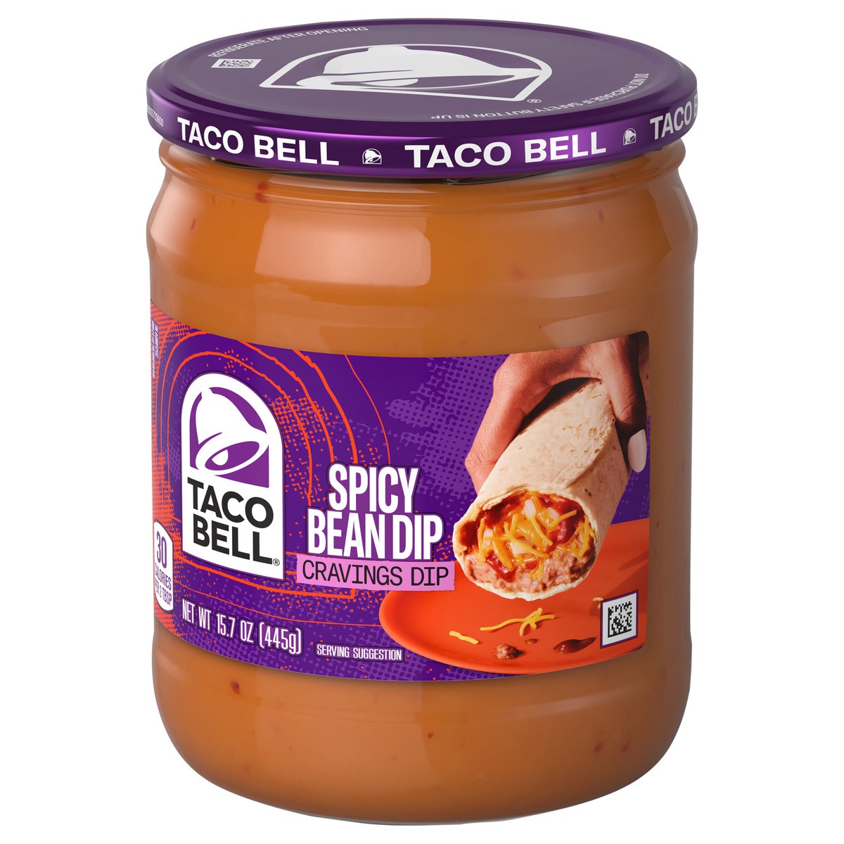 slide 4 of 14, Taco Bell Crving Dips Bean Spcy, 15 oz