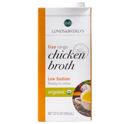 Lunds & Byerlys Low Sodium Organic Chicken Broth 32 fl oz